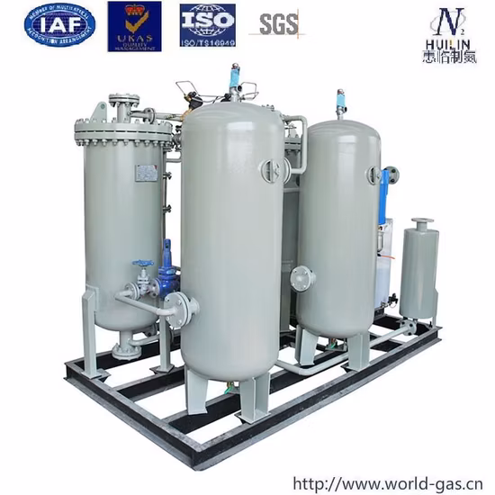 Générateur d'oxygène haute pression 1,4-6 bar avec système de coupure automatique pour connecter directement les ventilateurs ou l'anesthésie à l'unité de soins intensifs